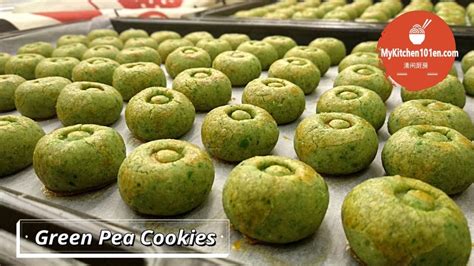 Melt In Mouth Green Pea Cookies Mykitchen101en Youtube