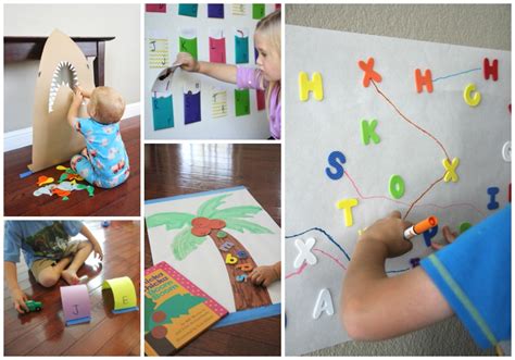 Grab some washable paint and put it in an art tray! Toddler Approved!: 25 Simple Alphabet Activities for Kids