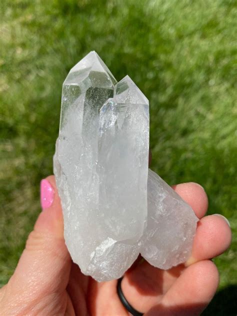 Raw Clear Quartz Cluster Extra Quality 42 New Moon Beginnings