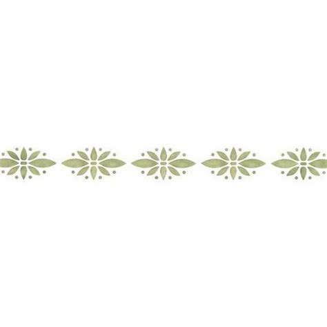 The first three free stenciling patterns are simple right click and print or save designs. Border Stencils | Simple Floral Wall Stencil | Royal ...