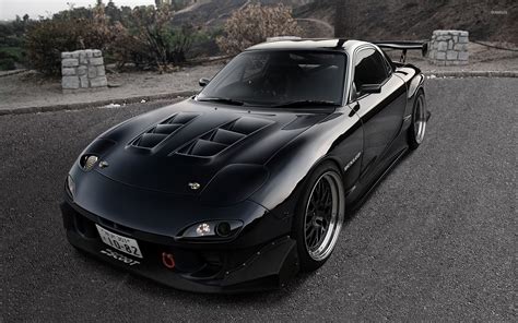 Front Side View Of A Mazda Rx 7 Wallpaper Car Wallpapers 53088