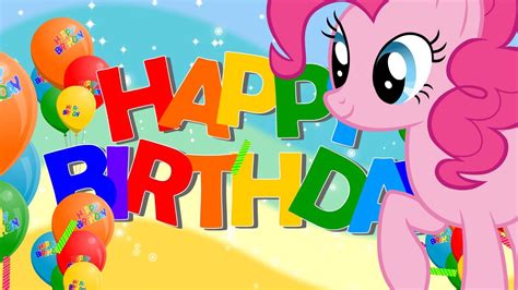 My Little Pony Happy Birthday Song Youtube