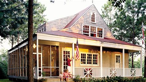 Southern house plans are an eclectic style featuring dormers, symmetrical windows, and covered porches. Our Best Beach House Plans for Cottage Lovers - Southern ...