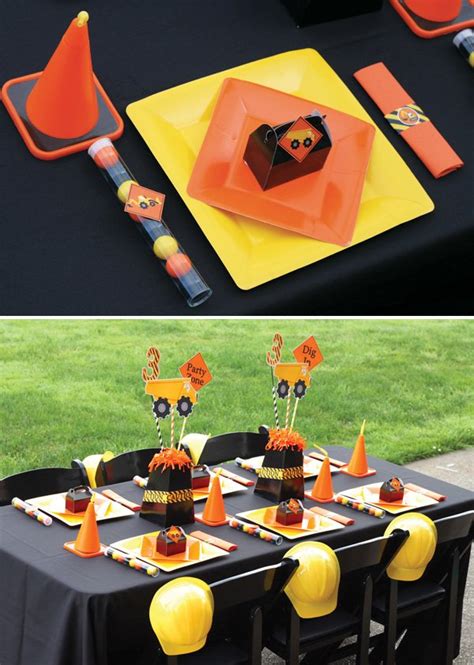 I do not claim any of these as my own ideas. Creative Construction Themed Birthday Party {LOADS of Fun!}