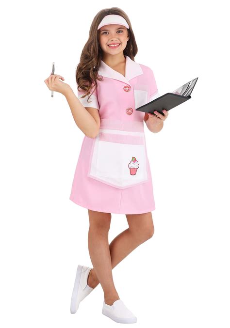 S Girl S Diner Waitress Costume