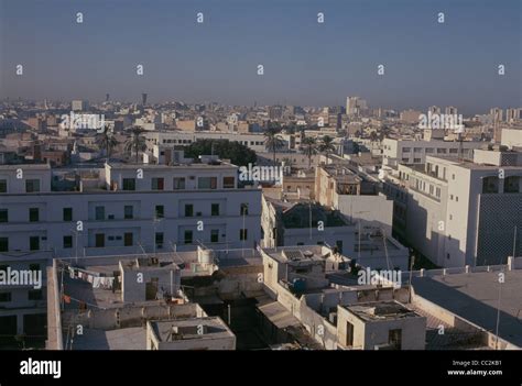 An Aerial View And Panorama Of Downtown Tripoli Stock Photo Alamy