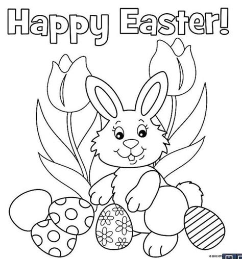 Free printable easter bunny coloring pages. Happy Easter Coloring Pages Printable for Kids and Adults ...