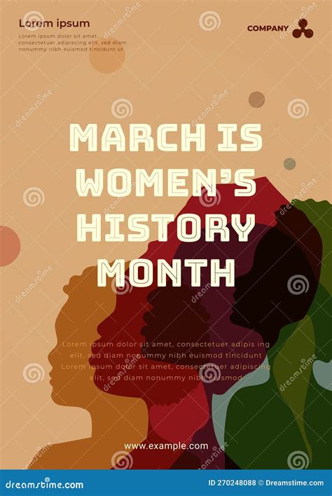 Womens History Month Womens Day Celebration Poster Design On March 8th
