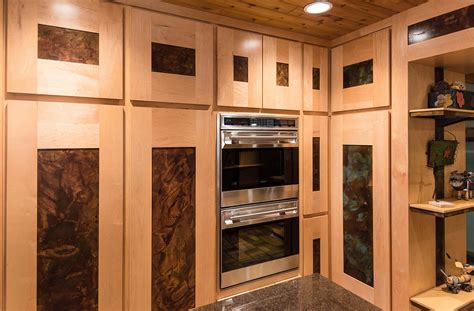 They're light and fresh and not white. Maple and Steel Kitchen Cabinets Set Design Standard in ...