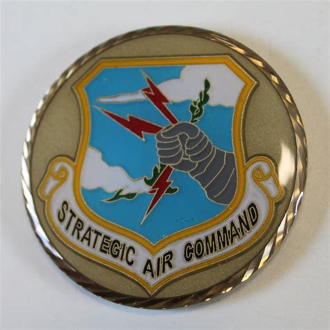 Strategic Air Command Sac Air Force Challenge Coin Rolyat Military