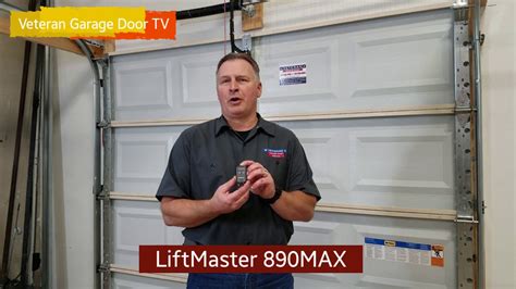 Liftmaster garage door openers always come with a remote that allows you to operate the door from your vehicle. Remote Programming - LiftMaster 890MAX @ Veteran Garage ...