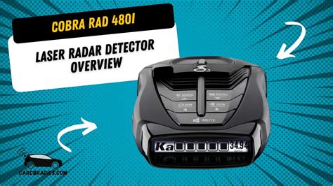 Cobra Rad 480i Laser Radar Detector Overview Youtube