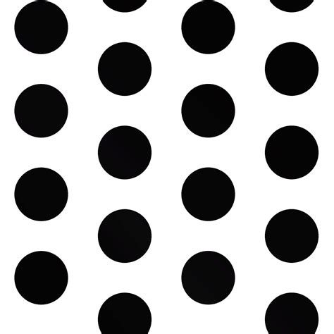 Buy Big Dots Polka Dot Wallpaper Blackwhite A617 Cao 2 Online At