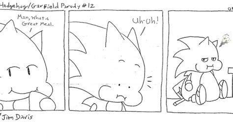 Sonic The Hedgehog Garfield Comicstrip Sthgarfield Parody 12 Pixiv