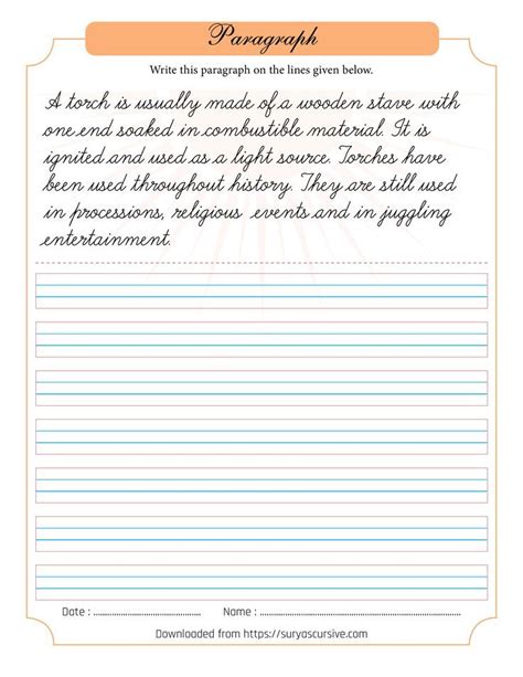 For Your Cursive Handwriting Practice We Have Prepared 25 Worksheets