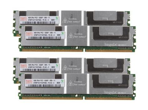 hynix 16gb 16g 4x4gb ddr2 667mhz pc2 5300f 2rx4 ecc fb dimm server memory ram