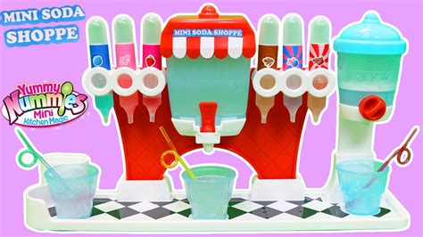 Tastes like a real burger. Yummy Nummies Mini Kitchen Magic Soda Shoppe Maker Playset! - YouTube
