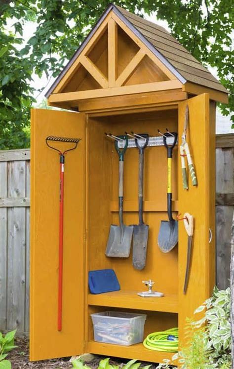 Diy Mini Tool Shed Woodworking Plans To Make Your Own Cute Little Tool