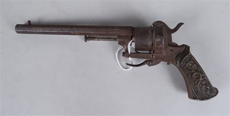 Arme Revolver Lefaucheux Cal 7mm Ds Létat