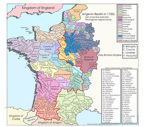 Historical Map Of France