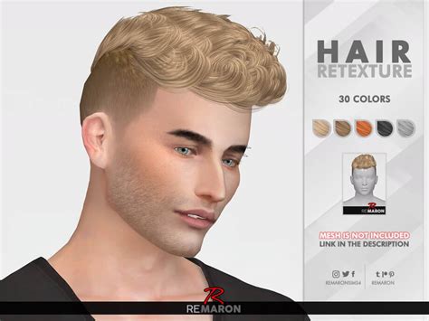 The Sims Resource Trouble Hair Retextured By Remaron Sims 4 Hairs Vrogue