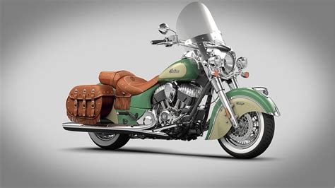 2015 Indian Chief Vintage Willow Green And Ivory Cream Motorcycle