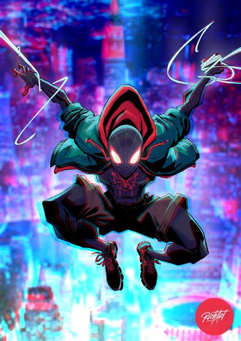 Miles Morales Richard Méril Marvel Spiderman Art Spiderman Art