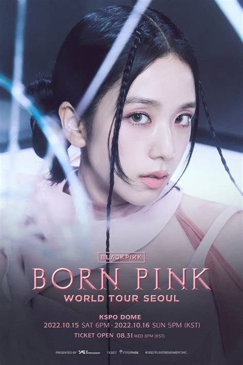 blackpink world tour [born pink] seoul jisoo concept poster