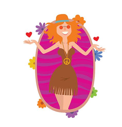 Hippy Girl Cartoons Illustrations Royalty Free Vector Graphics And Clip Art Istock