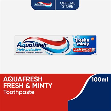 Aquafresh Fresh And Minty Toothpaste 100ml Shopee Philippines