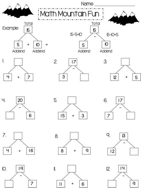 Math Worksheets for Grade 1 Printable | 101 Activity