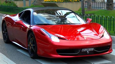 Ferrari 458 Italia In Beautiful Dark Glossy Red V8 Youtube
