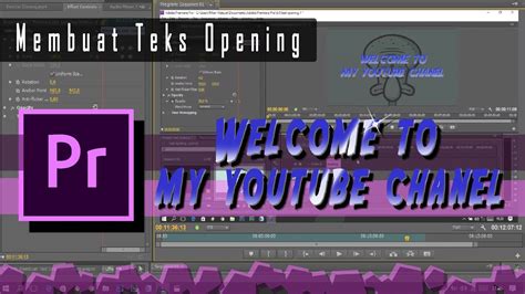 And, for a limited time, you can get one month of free downloads! Cara Membuat Teks Opening di Adobe Premiere Pro - YouTube
