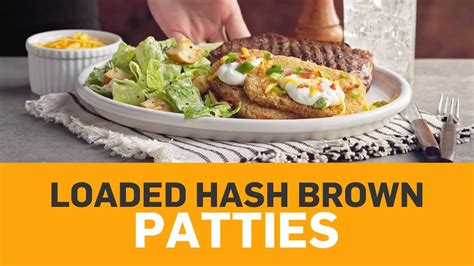 Cavendish Farms How To Make Loaded Hash Brown Patties Youtube