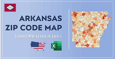 Arkansas Zip Code Map And Population List In Excel