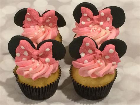 Minnie Mouse Cupcakes Standard Size Mini Bites Cookies And Cake
