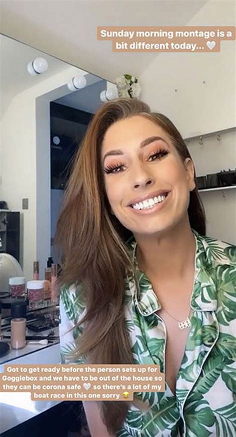 Stacey Solomon Shares Celeb Gogglebox Behind The Scenes Filming With