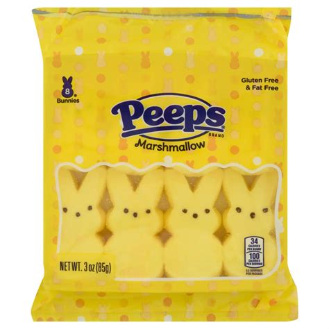 Peeps Marshmallow Easter Bunnies Yellow Shop Candy At H E B