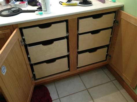 Roll Out Drawers For Bathroom Cabinets Bathroom And Kitchen