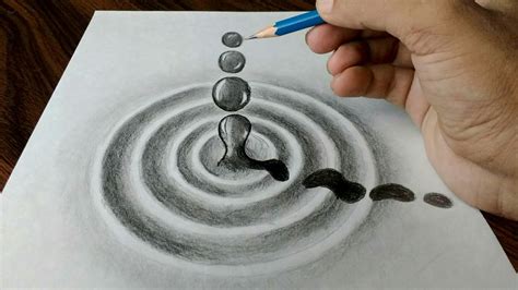 Water Drop Drawing Pencil Maryjane Lyon