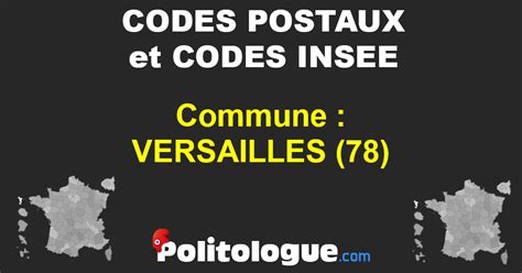 Code postal VERSAILLES