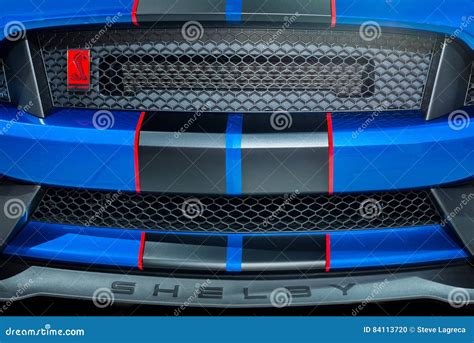 2017 Ford Shelby Mustang Gt350r Grill Editorial Image Image Of Legacy