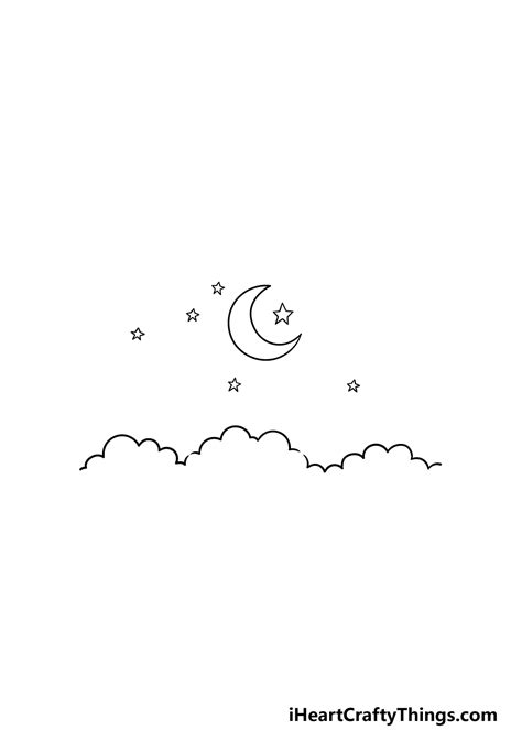 Easy To Draw Night Sky With Stars Morrison Colmilluke
