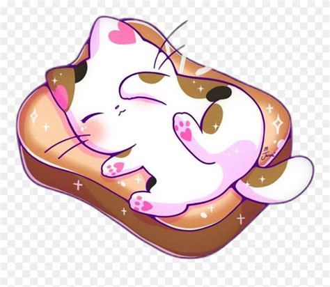 Download Cat Kawaii Cute Toast Bread Kitty Loaf Pet Kawaii