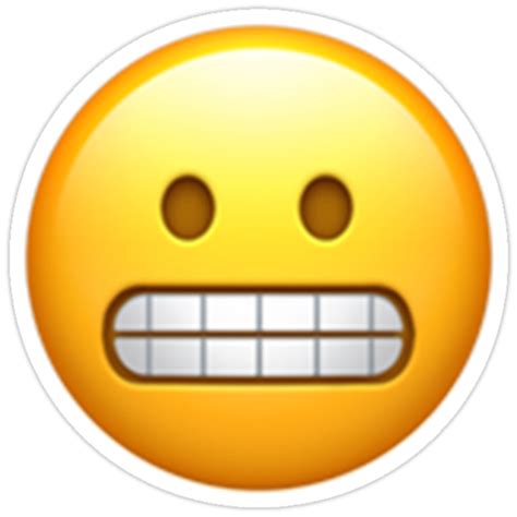 Emoji Teeth Stickers By Emoji2 Redbubble
