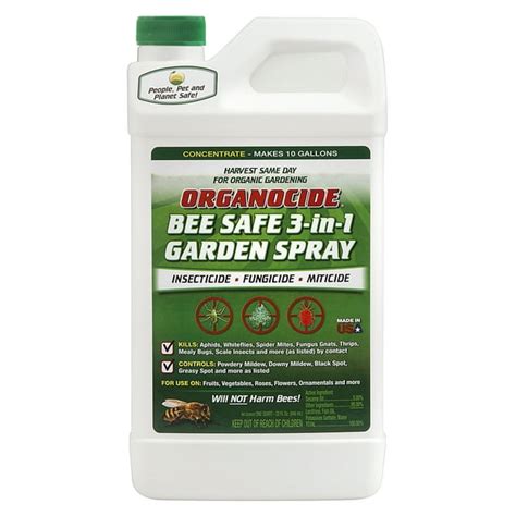 Organocide 3 In 1 Organic Pest Control Garden Spray Concentrate 1 Qt