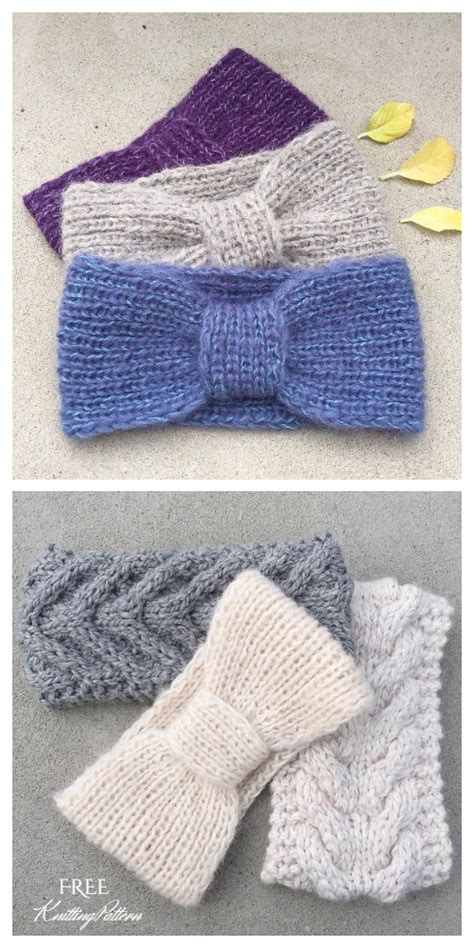 Easy Knit Headband Free Knitting Patterns Knitting Pattern