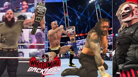 Wwe Backlash Wrestlemania Nd May Highlights Roman Reigns Destroy