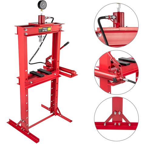 Vevor Hydraulic Press 20 Ton Hydraulic Shop Floor Press 44000 Lb Wwith
