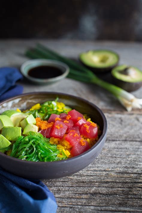 If you're worried about rice dust getting inside your. Ahi Tuna Poke Bowl with Turmeric Rice - Taming of the Spoon